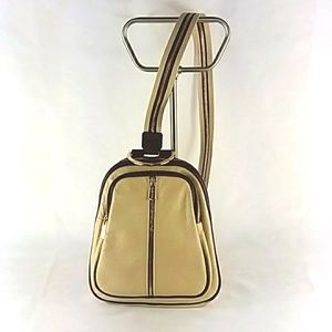 VALENTINA ITALIAN CONVERTIBLE BACKPACK & SLING BAG PEBBLED LEATHER